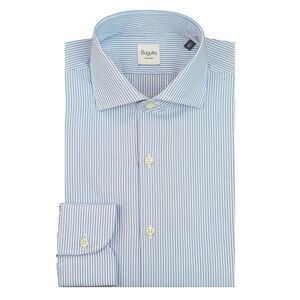 Bagutta Light Blue Cotton Men Men's Shirt